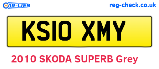 KS10XMY are the vehicle registration plates.