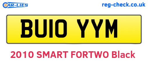 BU10YYM are the vehicle registration plates.