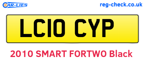 LC10CYP are the vehicle registration plates.