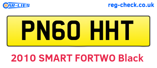 PN60HHT are the vehicle registration plates.