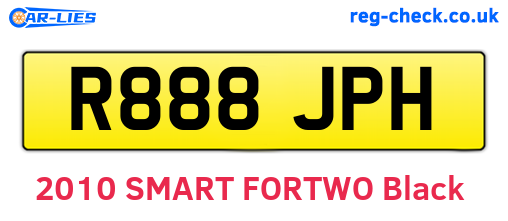 R888JPH are the vehicle registration plates.