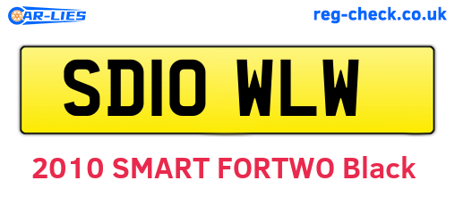 SD10WLW are the vehicle registration plates.