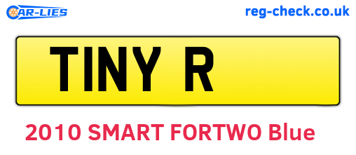 T1NYR are the vehicle registration plates.