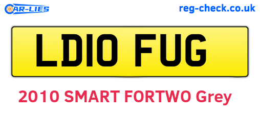 LD10FUG are the vehicle registration plates.