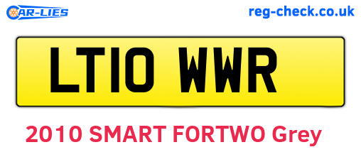 LT10WWR are the vehicle registration plates.