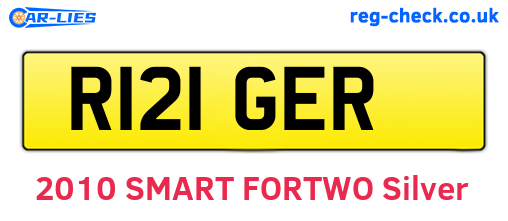 R121GER are the vehicle registration plates.