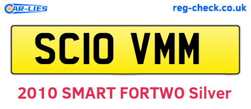 SC10VMM are the vehicle registration plates.