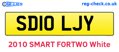 SD10LJY are the vehicle registration plates.