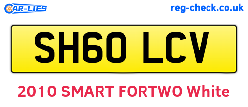 SH60LCV are the vehicle registration plates.