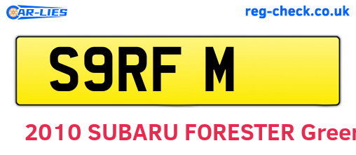 S9RFM are the vehicle registration plates.