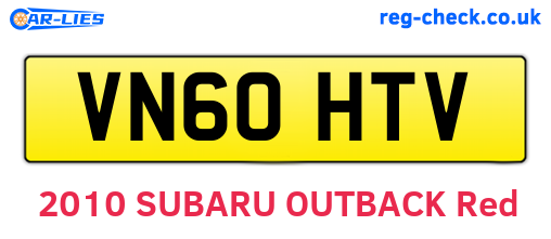 VN60HTV are the vehicle registration plates.