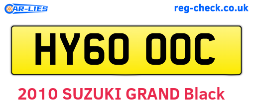 HY60OOC are the vehicle registration plates.