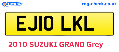 EJ10LKL are the vehicle registration plates.