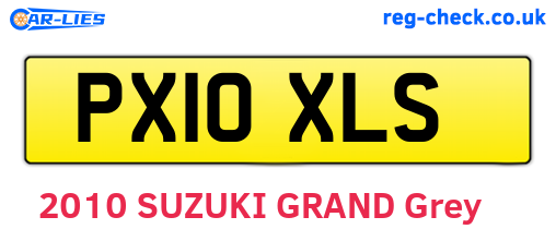 PX10XLS are the vehicle registration plates.