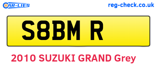 S8BMR are the vehicle registration plates.