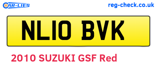 NL10BVK are the vehicle registration plates.