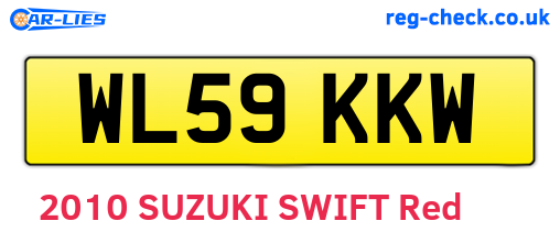 WL59KKW are the vehicle registration plates.