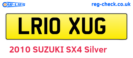 LR10XUG are the vehicle registration plates.
