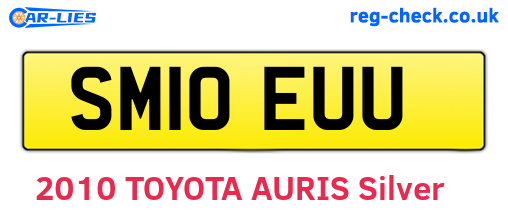 SM10EUU are the vehicle registration plates.
