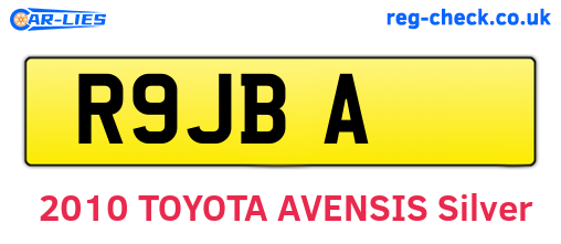 R9JBA are the vehicle registration plates.