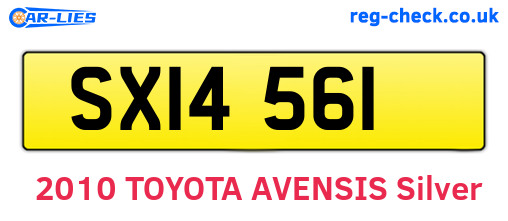 SXI4561 are the vehicle registration plates.
