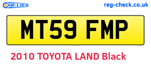 MT59FMP are the vehicle registration plates.