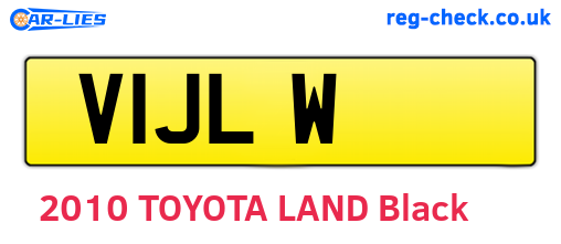 V1JLW are the vehicle registration plates.