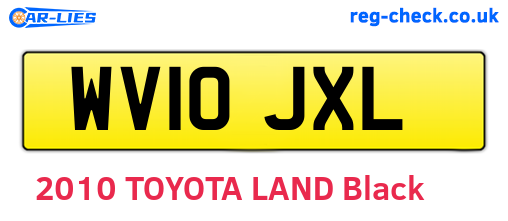 WV10JXL are the vehicle registration plates.