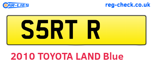 S5RTR are the vehicle registration plates.