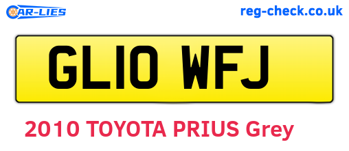 GL10WFJ are the vehicle registration plates.
