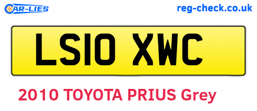 LS10XWC are the vehicle registration plates.