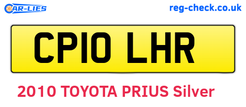 CP10LHR are the vehicle registration plates.