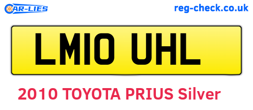 LM10UHL are the vehicle registration plates.