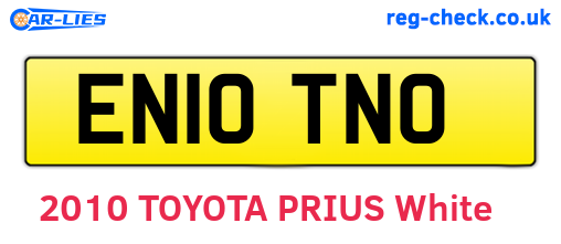 EN10TNO are the vehicle registration plates.