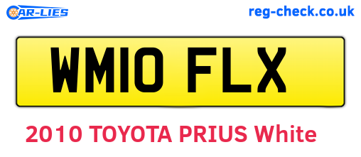 WM10FLX are the vehicle registration plates.