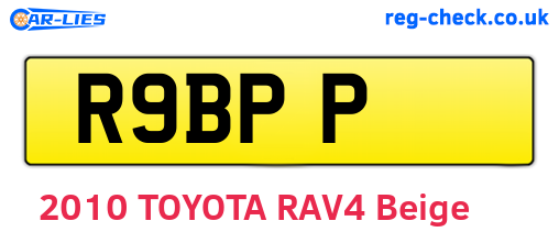 R9BPP are the vehicle registration plates.