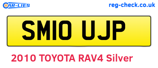 SM10UJP are the vehicle registration plates.