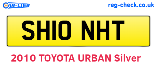 SH10NHT are the vehicle registration plates.
