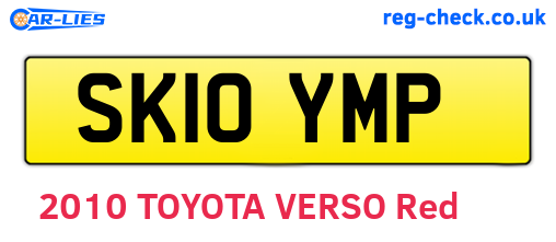 SK10YMP are the vehicle registration plates.