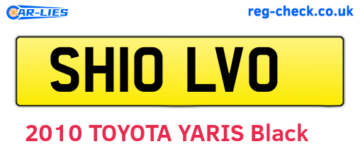 SH10LVO are the vehicle registration plates.