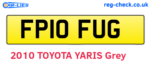 FP10FUG are the vehicle registration plates.
