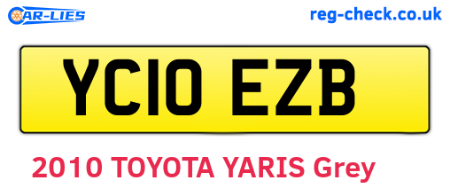 YC10EZB are the vehicle registration plates.