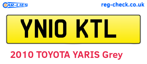 YN10KTL are the vehicle registration plates.
