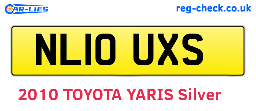 NL10UXS are the vehicle registration plates.