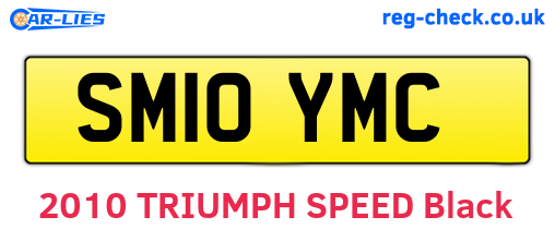 SM10YMC are the vehicle registration plates.