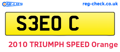 S3EOC are the vehicle registration plates.