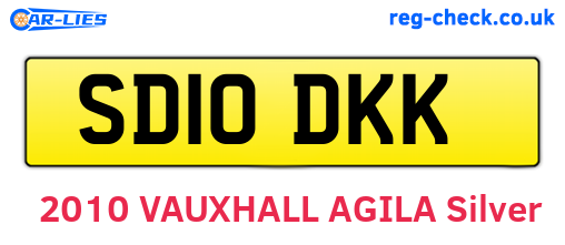 SD10DKK are the vehicle registration plates.