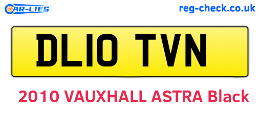 DL10TVN are the vehicle registration plates.
