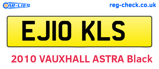 EJ10KLS are the vehicle registration plates.