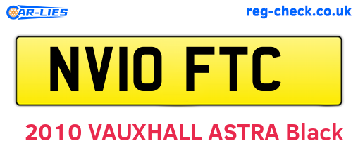 NV10FTC are the vehicle registration plates.